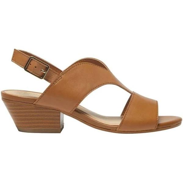 Easy Steps Valetta Sandals in Tan Leather Tan 10