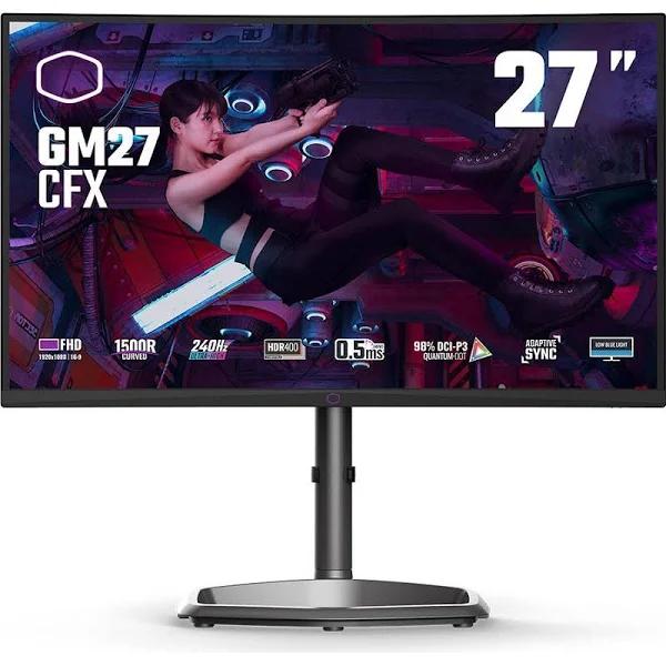 Cooler Master CMI-GM27-CFX-AP 27" FHD VA 240Hz Curved Gaming Monitor