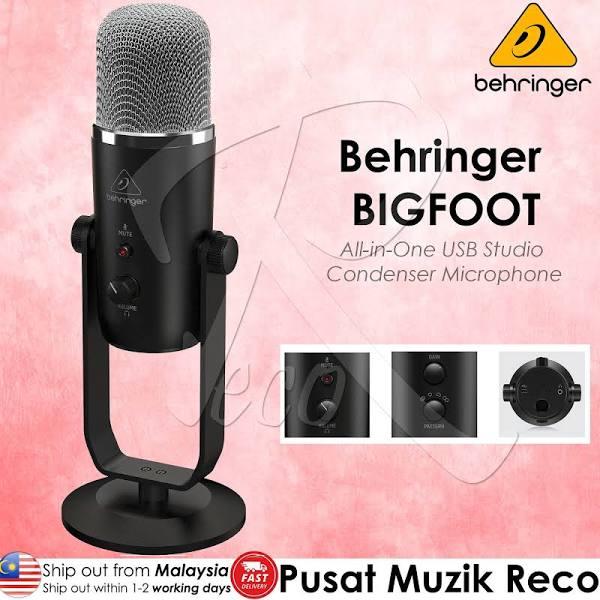 Behringer Bigfoot All-in-one USB Studio Condenser Microphone