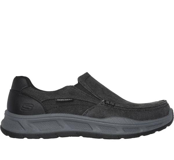 Skechers Relaxed Fit: Cohagen - Vierra Black Size 7 Male US | AfterPay Available