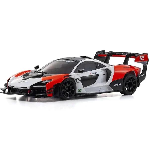 Kyosho 32340WR Mini-Z RWD Readyset McLaren Senna GTR White/Red