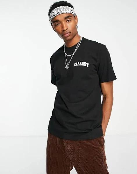 Carhartt WIP University Script T-Shirt in Black