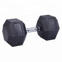 KINGKONG FITNESS Premium Rubber Hex Dumbbell-25KG Pair