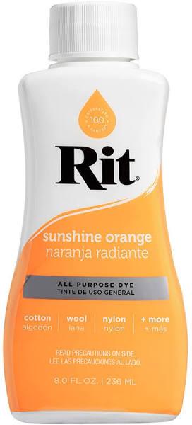 Rit Dye Liquid 236ml Sunshine Orange