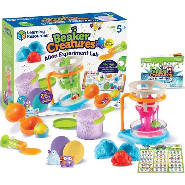 Learning Resources Beaker Creatures Alien Experiment Lab - 18 Piece