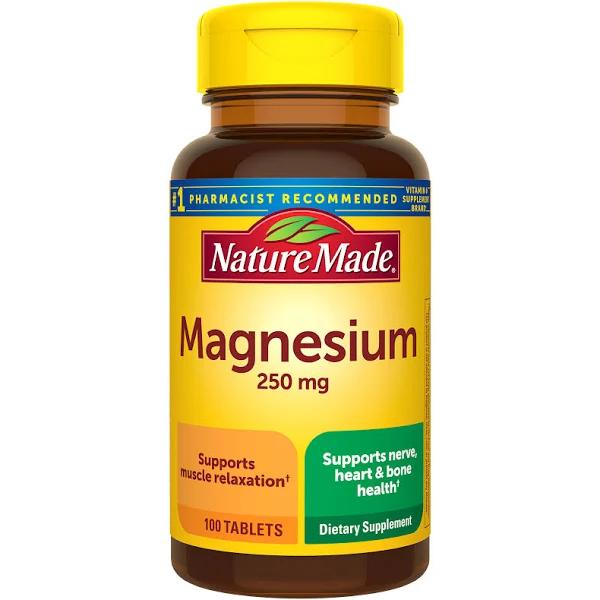 Nature Made - Magnesium 250 MG - 100 Tablets