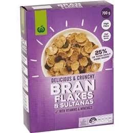 Woolworths Bran Flakes & Sultanas 700g