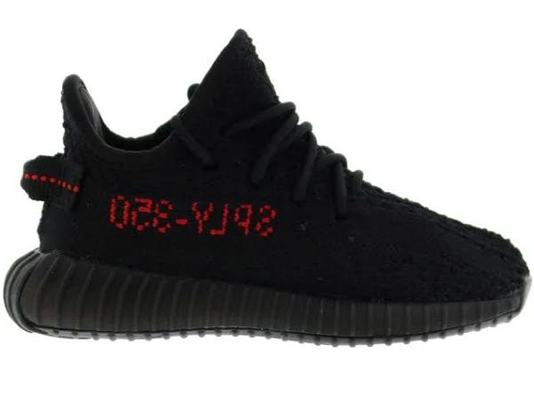 Yeezy Boost 350 V2 Infant 'Bred' Sneakers | Black Size 6