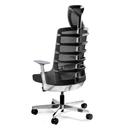 Desky Pro Ergonomic Chair with Headrest - White