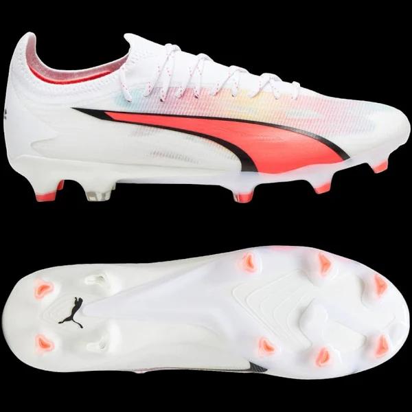 Puma Ultra Ultimate FG/AG Football Boots White EU 46 107311-01-11