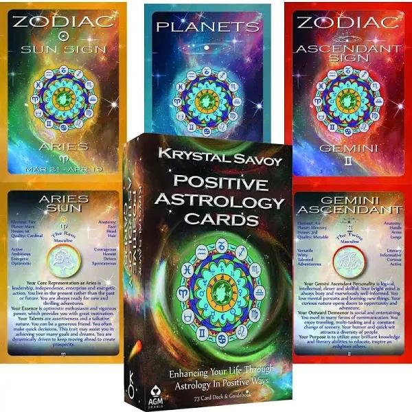 Positive Astrology Cards by Krystal Savoy