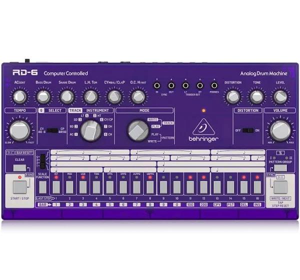 Behringer RD6 GP Analog Drum Machine Grape 2020