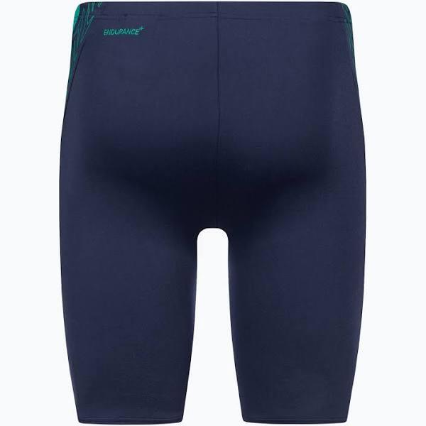 Speedo Hyper Boom Splice Swim Shorts Dark Blue Turquoise Green - 28