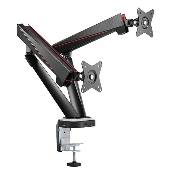 Desky Dual LED Gaming Monitor Arm - AfterPay & zipPay Available