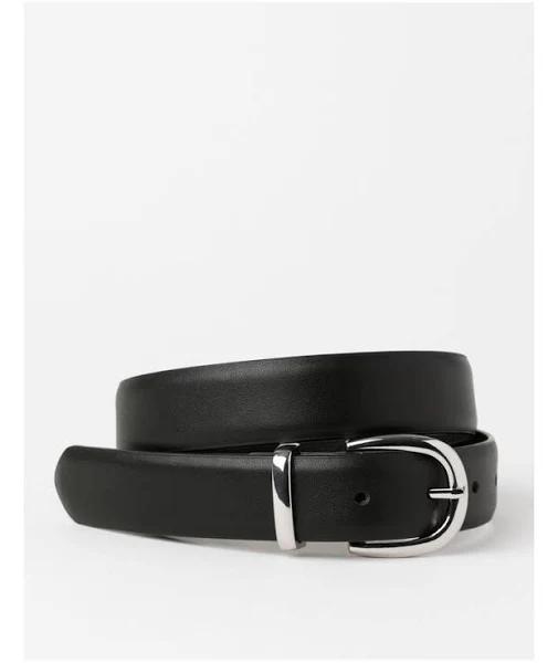 Piper Leather Belt in Black L