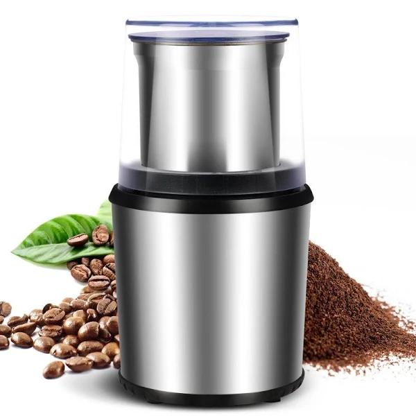 YOPOWER 200W Electric Spice Grinder, Stainless Steel Electric Coffee Grinder - Earn Everyday Rewards, AfterPay Available