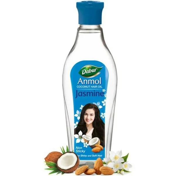 Dabur Anmol Coconut Hair Oil Jasmine For Shiny Soft Hair 200ml