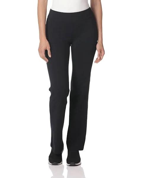 Spalding Women's Plus Sizewomen's Bootleg Pant Yoga, Black, 3x