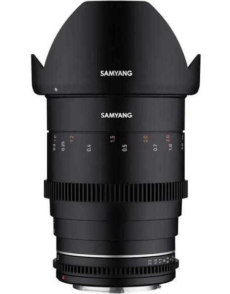 Samyang 35mm T1.5 VDSLR MK2 Cine Lens For Canon EF Mount Body