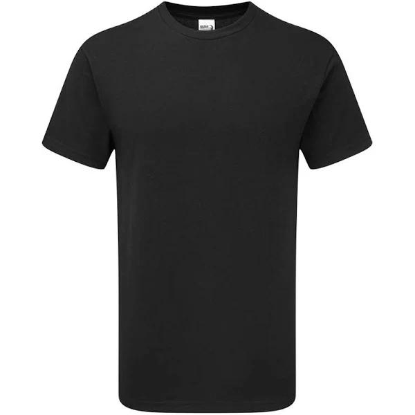 Gildan Mens Hammer Heavyweight T-Shirt Black 2XL