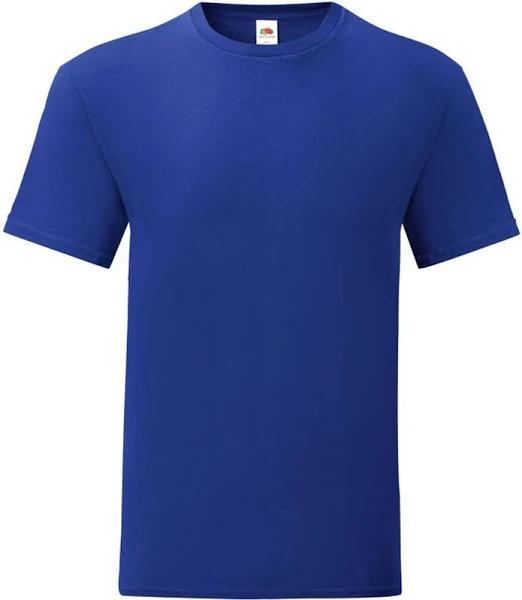 Fruit of The Loom Mens Iconic 150 T-Shirt Cobalt Blue XL Cotton Mens T-Shirt