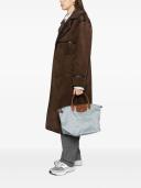 Longchamp - Medium Le Pliage Original Tote Bag - Women - Polyamide/Calf Leather - One Size - Grey