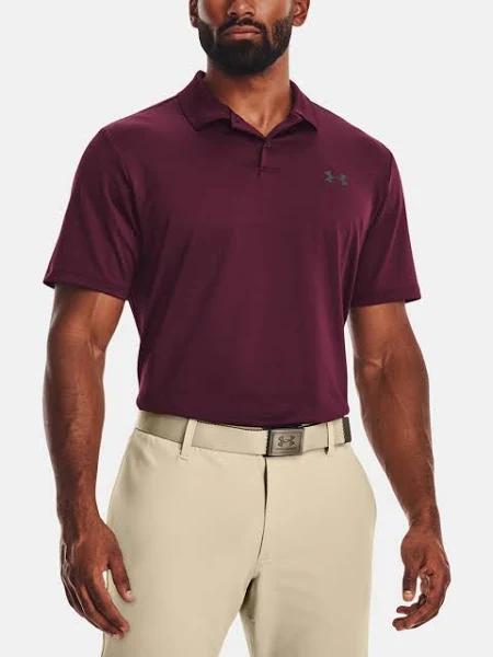 Under Armour Performance 3.0 Polo - Dark Maroon - Mens