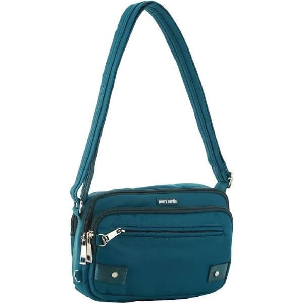 Pierre Cardin Anti-theft Cross Body Bag in Turquoise