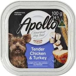 Apollo Dog Food Senior Chicken & Turkey 100g