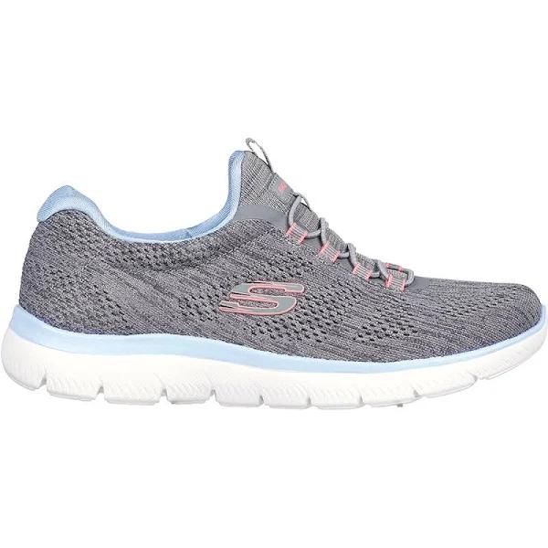 Skechers Summits - Fun Flair Wide Fit Grey Size 6.5 Female US | AfterPay Available