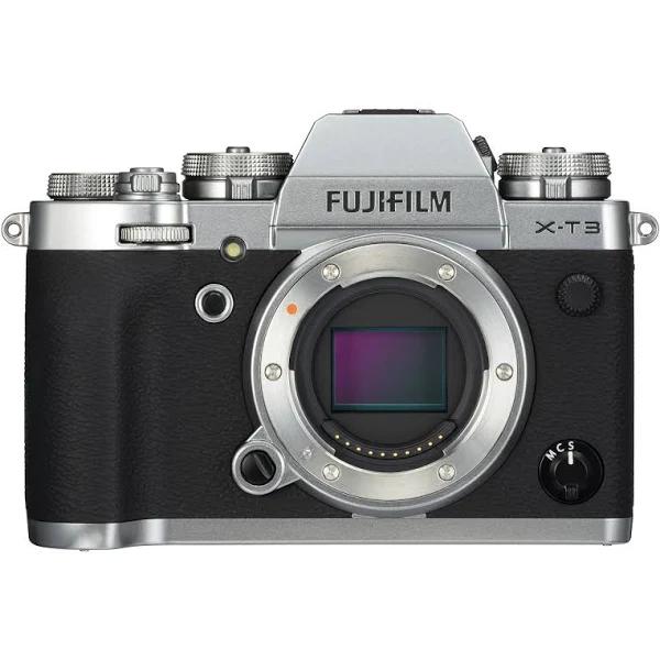 Fujifilm X-T3 Mirrorless Digital Camera (Body Only, Silver)