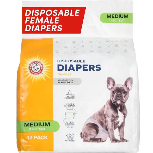 Arm and Hammer Dog Diapers Medium