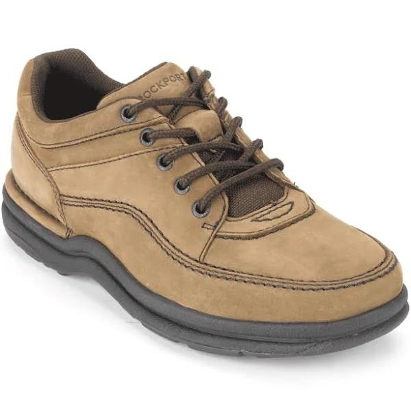 Rockport Men's World Tour Classic Walking Shoe Chocolate Nubuck 6.5 W