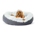 All Day Como Calming Donut Dog Basket Charcoal L 91x91x27cm