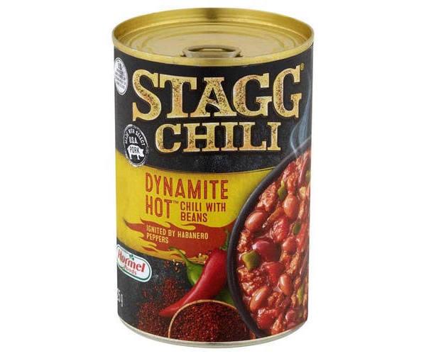 Stagg Chili Dynamite Hot Chili With Beans 425g