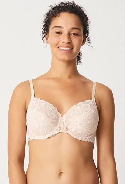 Underwired Three Sections Full Cup Bra Day to Night Golden Grey