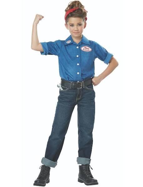 Rosie The Riveter Girls Costume