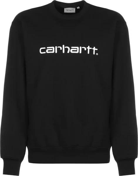 David Jones Carhartt WIP Sweatshirt in Black/White, Size XL