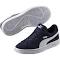 Smash V2 Suede Jr Sneakers - Youth 8-16 Years in Peacoat/White, Size 5 by Puma