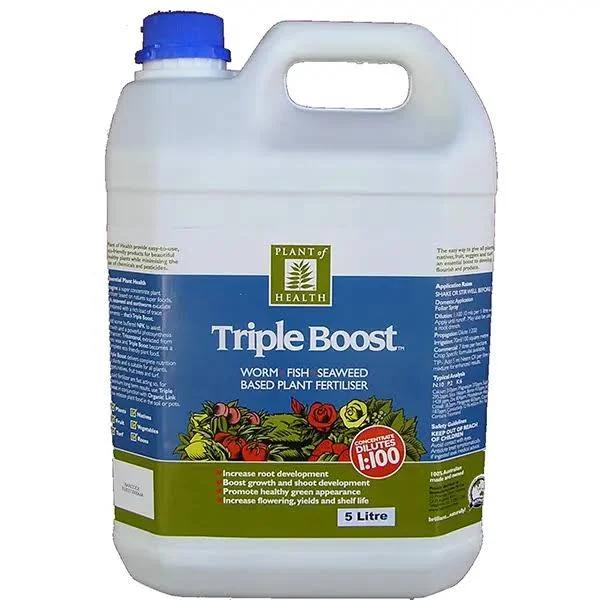 Plant of Health Triple Boost Fertiliser Concentrate (Sizes: 5L)