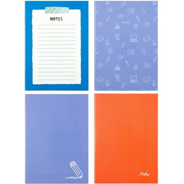 A4 Ruled Exercise Book 128pg - Assorted*