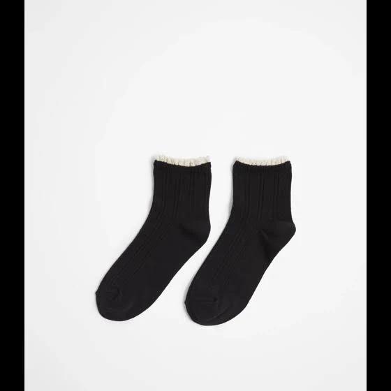 Low Cut Cable Frill Socks - AC-Lab