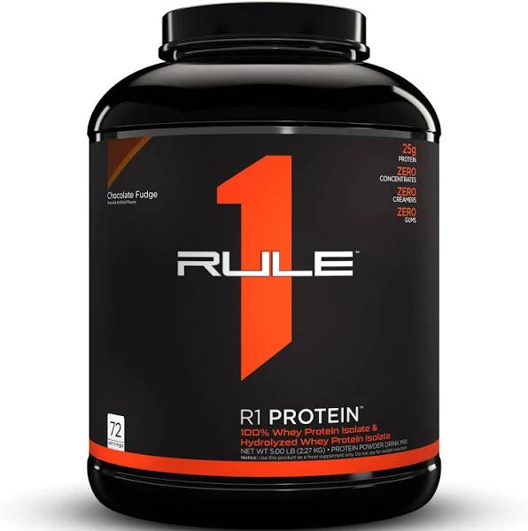 R1 Protein by Rule 1, 2.27kg / 5lb / Chocolate Fudge