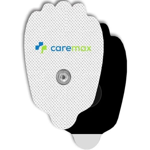 Caremax 7.5cm x 4.8cm Premium Cloth Long Life Electrode Pads For Tens Machine - 10 Piece