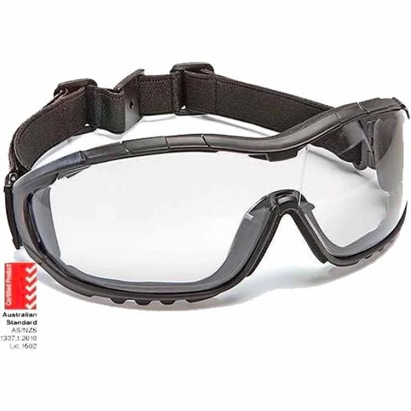 Force360 Oil & Gas Clear Lens Safety Spectacle (with Strap)