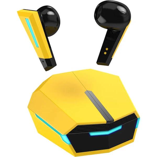 Laser Kids Bluetooth Gaming Pro Earphones Yellow Wireless