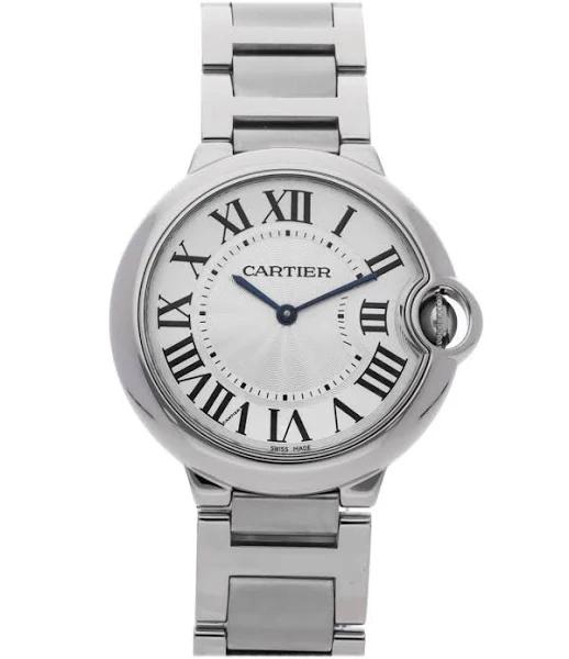 Cartier - Pre-owned Ballon Bleu 36mm - Unisex - Stainless Steel - One Size - White