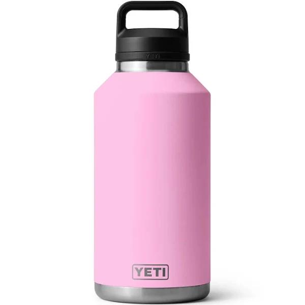 Yeti Rambler 64oz (1.89L) Reusable Bottle With Chug Cap, Power Pink