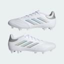 adidas-Copa Pure II League Firm Ground Boots-Unisex-Cloud White / Cloud White / Silver Metallic-M 6 / W 7