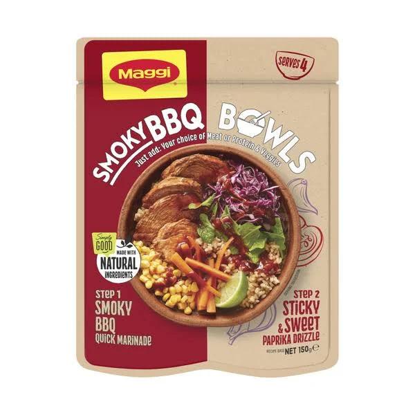 Maggi Recipe Base Smoky BBQ Bowls 150g